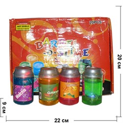 Лизун в банке «Напитки» большой 20 шт/уп светящийся - фото 128103
