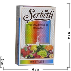 Табак для кальяна Шербетли 50 гр "Мультифрукт" (Virginia Tobacco Serbetli Mixed Fruite) - фото 128145