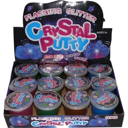 Лизун-мялка Crystal Putty 12 шт/уп - фото 128176