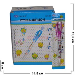 Ручка-шпион (MC-826) с фонариком 24 шт/уп - фото 128325