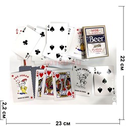 Карты игральные №98 Club Special «Beer» 12 шт/уп 144 шт/кор (100% пластик) - фото 128548
