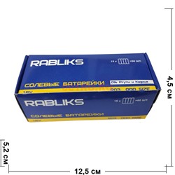 Батарейки ААА солевые Rabliks 60 шт/уп - фото 128843