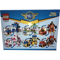 Контструктор Robocar Polt (48004) скорая помощь 176+ деталей - фото 129334