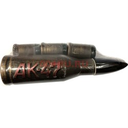 Бутылка керамическая «АК-47» + 3 стакана - фото 129579