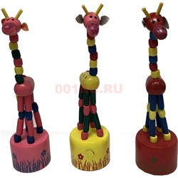 Игрушка деревянная «Жираф» - фото 130170