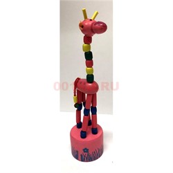 Игрушка деревянная «Жираф» - фото 130171
