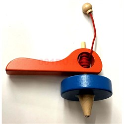 Игрушка деревянная юла - фото 130247