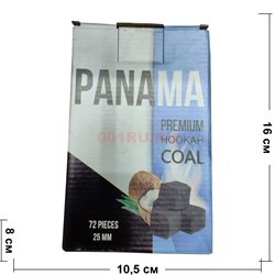 Кокосовый уголь Panama для кальяна 25 мм 72 шт 1 кг - фото 130279