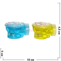 Лизун мялка «унитаз» с подсветкой 24 шт/уп - фото 130360