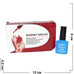 Bluesky Shellaс 10 мл (цвет 105) малиновый с блестками 8 шт/уп - фото 131183