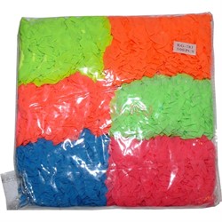 Резинка для волос (KG-78J) цветная 100 шт/упаковка - фото 131809