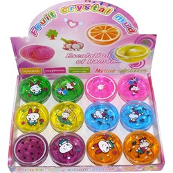 Лизун мялка «Fruit Crystal Mud» 12 шт/уп - фото 131833