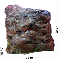 Глина пластилин мягкая коричневая 100 шт - фото 131908