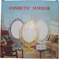 Зеркало "Круг" под бронзу (0865-8) 28 см - фото 132364