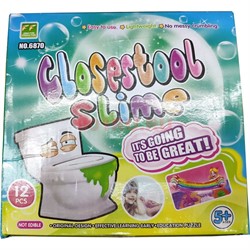 Лизун мялка «унитазик» 12 шт/уп - фото 132713