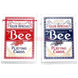 Карты для покера Bee (USA) Club Special 80% пластик 54 карты - фото 133374