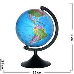 Глобус 21 см диаметр - фото 133688
