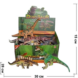 Динозавры со звуком 12 шт/уп - фото 133751