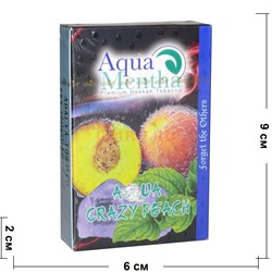 Табак для кальяна Aqua Mentha от Адалии 50 гр «Aqua Crazy Peach» - фото 133844