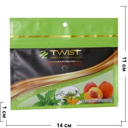 Табак для кальяна Twist 50 гр «Peach Green Tea» - фото 133873