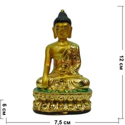 Статуэтка Будда из полистоуна 12 см - фото 134002
