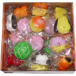 Сквиши брелок малый 24 шт/уп - фото 134439