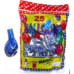 Шарик Magic Globes 12 дюймов «синие» 25 шт - фото 134653