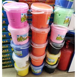 Пластилин легкая глина большая банка 12х13 см - фото 134674