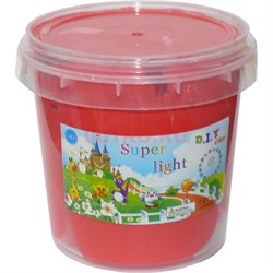 Пластилин легкая глина большая банка 12х13 см - фото 134682