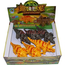 Динозавр «трицератопс» (арт.106) на батарейках 6 шт/уп - фото 134976