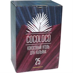 Cocoloco кокосовый уголь 25 мм для кальяна - фото 135137