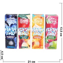 Жидкость для испарителей 120 мл Cotton Candy 0 мг серия Fresh Par - фото 135301