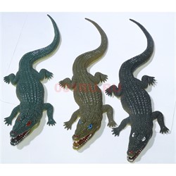 Игрушка резиновая 33 см «Крокодилы» 12 шт/уп - фото 135842
