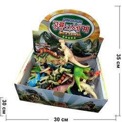 Динозавры со звуком (MC-613) резиновые 24 шт/упаковка - фото 135987