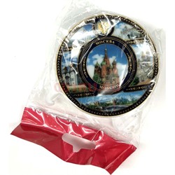 Магнит керамический (MS-133) «Москва» в виде тарелки - фото 137337