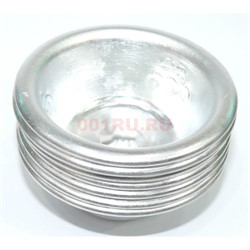 Буддийская чаша металлическая 3 см под серебро 7 шт - фото 137585