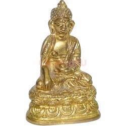 Статуэтка Будда бронзовая 5 см - фото 137639
