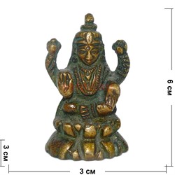 Статуэтка Лакшми бронзовая 6 см - фото 137642