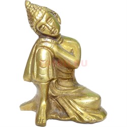 Фигурка бронзовая Будда 10 см - фото 137673