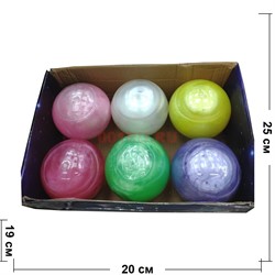 Magic Ball Slime слайм-лизун большой перламутровый 6 шт/уп - фото 137770