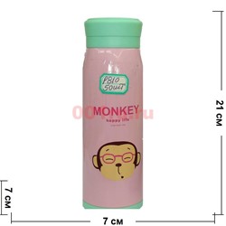 Бутылка для напитков (P-810) «Monkey» 50 шт/уп - фото 137987