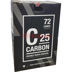 Уголь кокосовый Carbon 25 мм 72 кубика - фото 138240