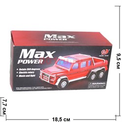 Машинка на батарейках со звуком Max Power - фото 138251
