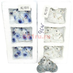 Фарфоровая статуэтка Крысы 4 шт (KL-1511) символ 2020 года - фото 138463