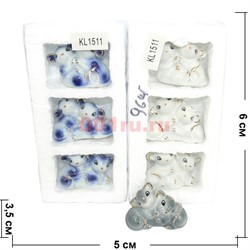 Фарфоровая статуэтка Крысы 4 шт (KL-1511) символ 2020 года - фото 138464