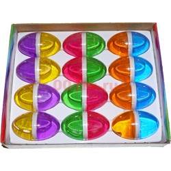 Лизун мялка Яйцо двухцветное 12 шт/уп - фото 138736
