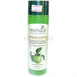 Шампунь и кондиционер «Biotique» Green Apple 190 мл - фото 139250