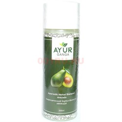 Аюрведический шампунь «Ayur Ganga» авокадо 200 мл - фото 139282