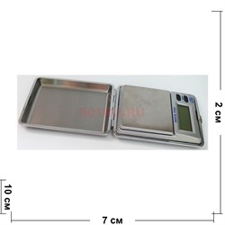 Весы металлические 10 см Digital Scale карманные - фото 139353