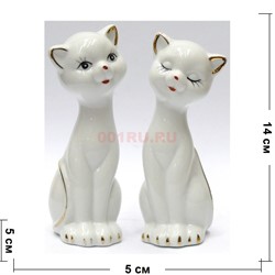 Фигурка фарфоровая «Кошечки» набор из 2 шт - фото 139647